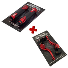 Cargar imagen en el visor de la galería, KIT PALANCAS CORTAS Y PUÑOS SP V1 R6 R1 Gsxr Zx6r 600rr R6