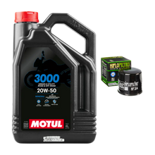 Cargar imagen en el visor de la galería, Kit Filtro Hiflo 4l Aceite Motul 3000 R1 GSXR 1000 1000RR ZX