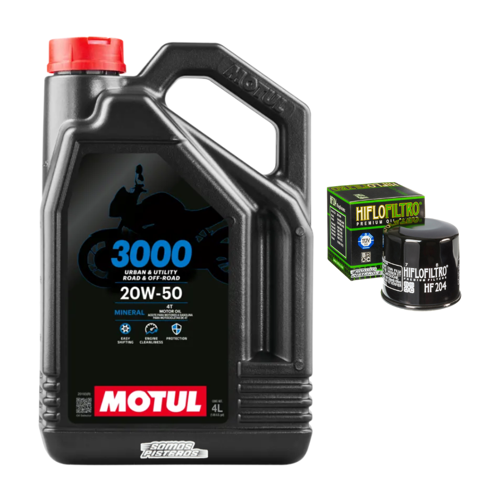 Kit Filtro Hiflo 4l Aceite Motul 3000 R1 GSXR 1000 1000RR ZX
