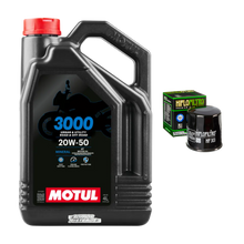 Cargar imagen en el visor de la galería, Kit Filtro Hiflo 4l Aceite Motul 3000 R1 GSXR 1000 1000RR ZX