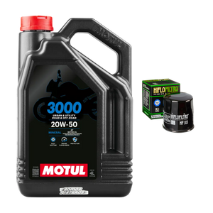Kit Filtro Hiflo 4l Aceite Motul 3000 R1 GSXR 1000 1000RR ZX