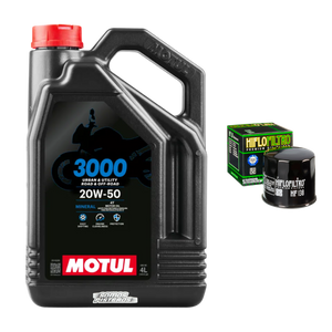 Kit Filtro Hiflo 4l Aceite Motul 3000 R1 GSXR 1000 1000RR ZX