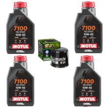 Cargar imagen en el visor de la galería, Kit Filtro Hiflo 4l Aceite Motul 7100 10W40 R1 GSXR 1000 1000RR ZX