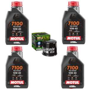 Kit Filtro Hiflo 4l Aceite Motul 7100 10W40 R1 GSXR 1000 1000RR ZX