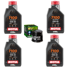 Cargar imagen en el visor de la galería, Kit Filtro Hiflo 4l Aceite Motul 7100 10W40 R1 GSXR 1000 1000RR ZX