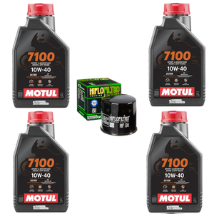 Kit Filtro Hiflo 4l Aceite Motul 7100 10W40 R1 GSXR 1000 1000RR ZX