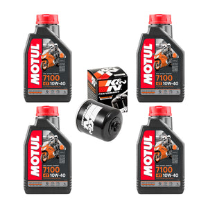 Aceite Motul 7100 Filtro K&N s1000r R1 1000RR zx6r zx10 GSXR