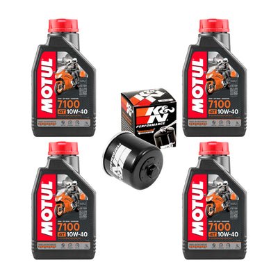 Aceite Motul 7100 Filtro K&N s1000r R1 1000RR zx6r zx10 GSXR