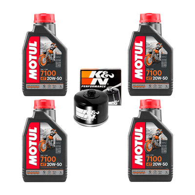 Aceite Motul 7100 Filtro K&N s1000r R1 1000RR zx6r zx10 GSXR
