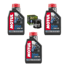 Cargar imagen en el visor de la galería, Aceite Motul 3000 20W50 Filtro HF R6r 600rr Gsxr Ninja 400 R6s FZ
