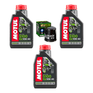 Aceite Motul 5100 10W40 Filtro HF R6r 600rr Gsxr Ninja 400 R6s FZ