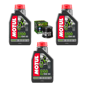 Aceite Motul 5100 15w50 Filtro HF R6r 600rr Gsxr Ninja 400 R6s FZ