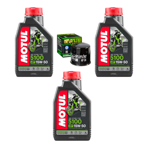 Aceite Motul 5100 15w50 Filtro HF R6r 600rr Gsxr Ninja 400 R6s FZ