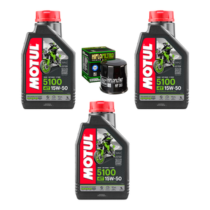 Aceite Motul 5100 15w50 Filtro HF R6r 600rr Gsxr Ninja 400 R6s FZ