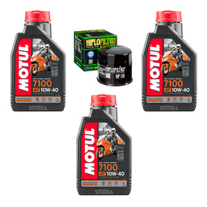 Aceite Motul 7100 10w40 Filtro HF R6r 600rr Gsxr Ninja 400 R6s FZ