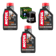 Cargar imagen en el visor de la galería, Aceite Motul 7100 20W50 Filtro HF R6r 600rr Gsxr Ninja 400 R6s FZ