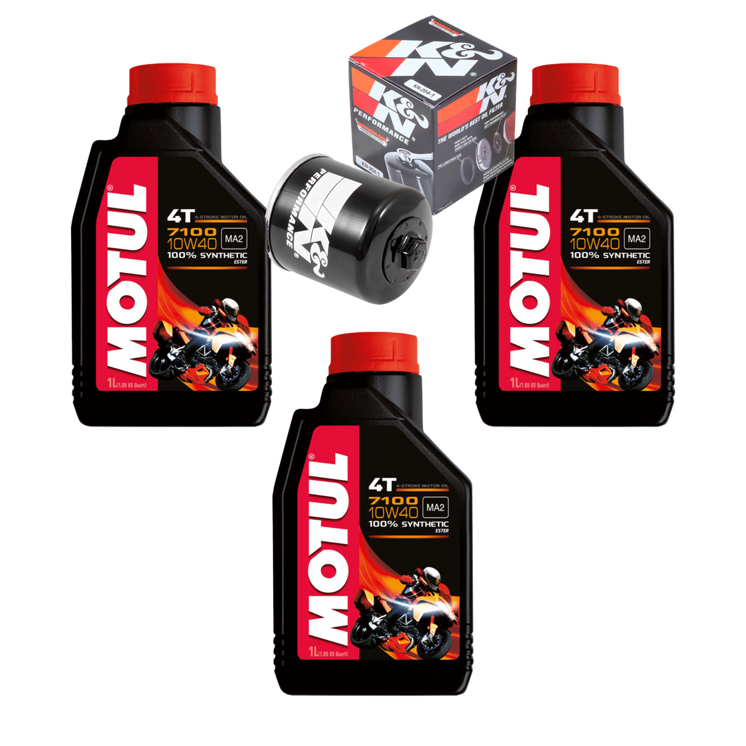 Aceite Motul 7100 Filtro K&n R6r 600rr Gsxr Ninja 400 R6s FZ