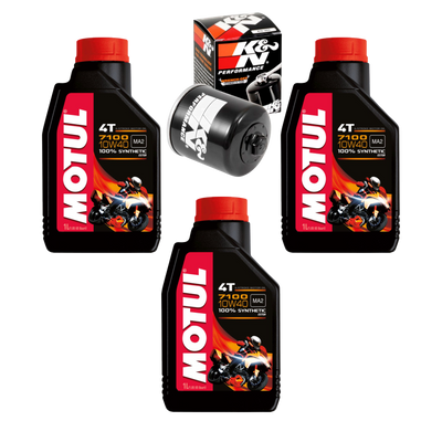 Aceite Motul 7100 Filtro K&n R6r 600rr Gsxr Ninja 400 R6s FZ