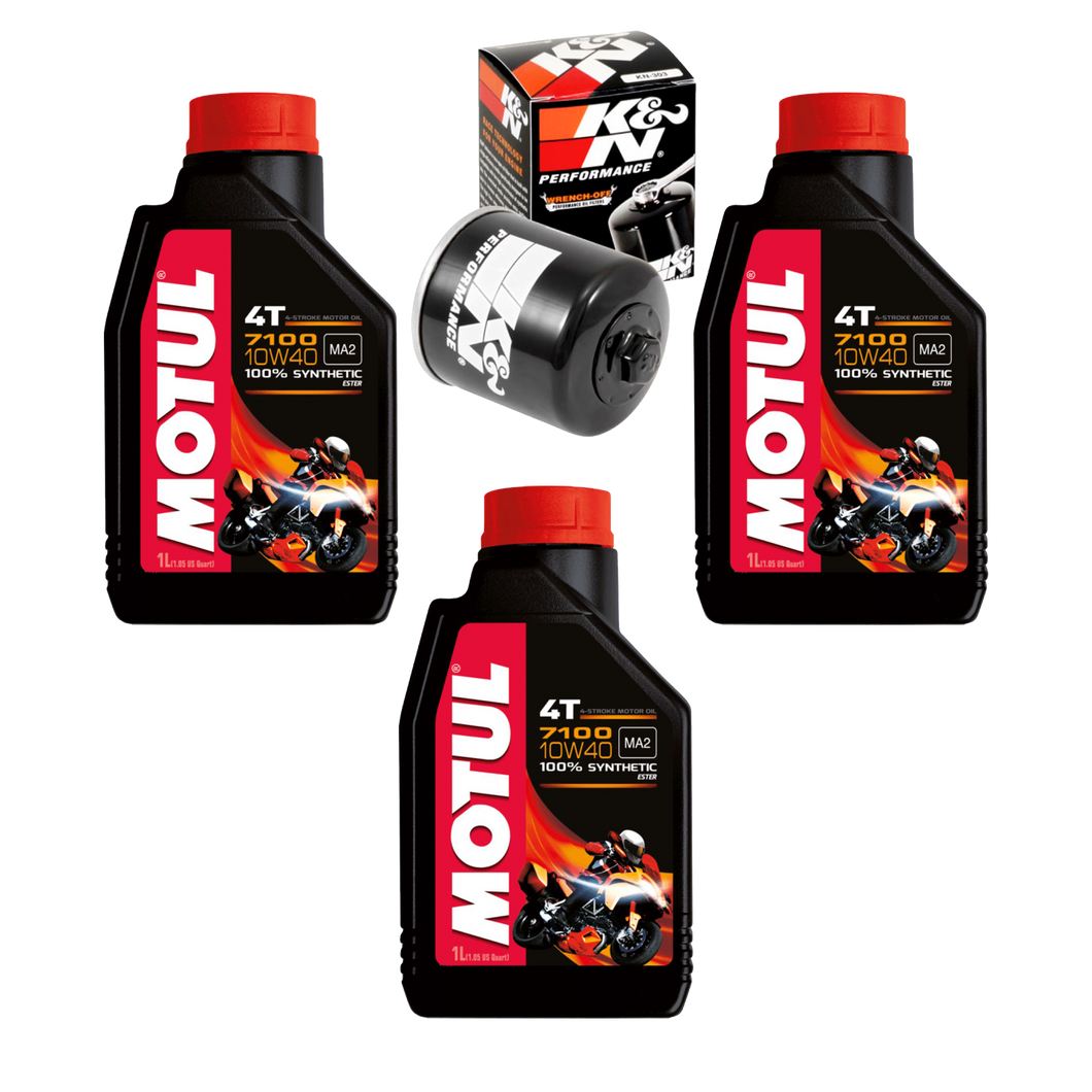 Aceite Motul 7100 Filtro K&n R6r 600rr Gsxr Ninja 400 R6s FZ