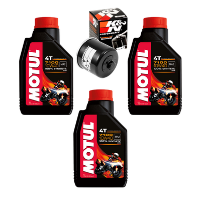 Aceite Motul 7100 Filtro K&n R6r 600rr Gsxr Ninja 400 R6s FZ