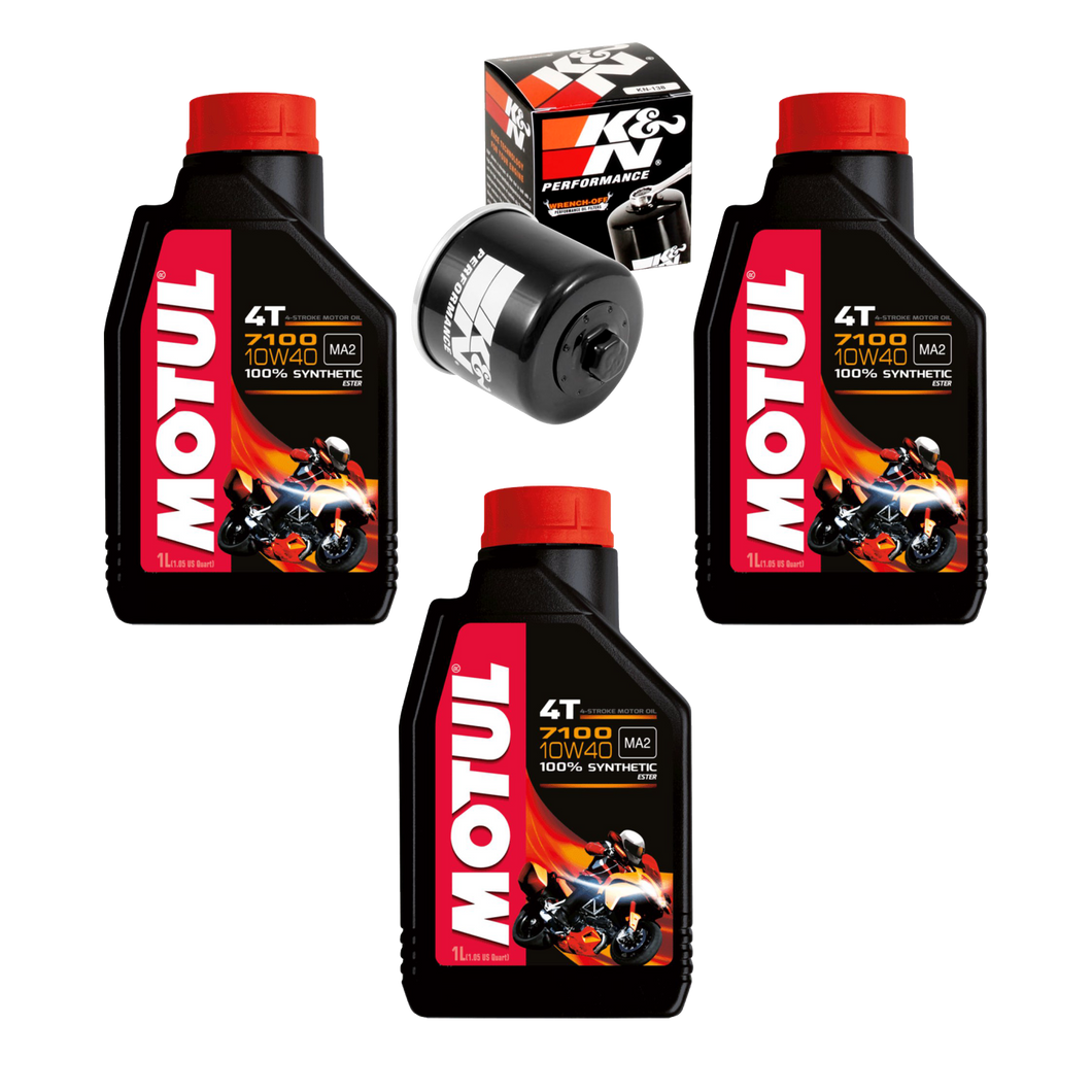 Aceite Motul 7100 Filtro K&n R6r 600rr Gsxr Ninja 400 R6s FZ
