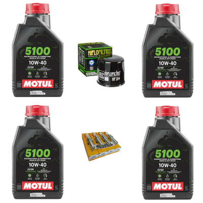 Kit De Afinacion Servicio Yamaha R1 09 21 Motul 5100 Ngk Hf