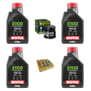 KIT DE AFINACION SERVICIO YAMAHA R1 09 21 MOTUL 5100 NGK HF