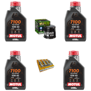 KIT DE AFINACION SERVICIO YAMAHA R1 09 21 MOTUL 7100 NGK HF