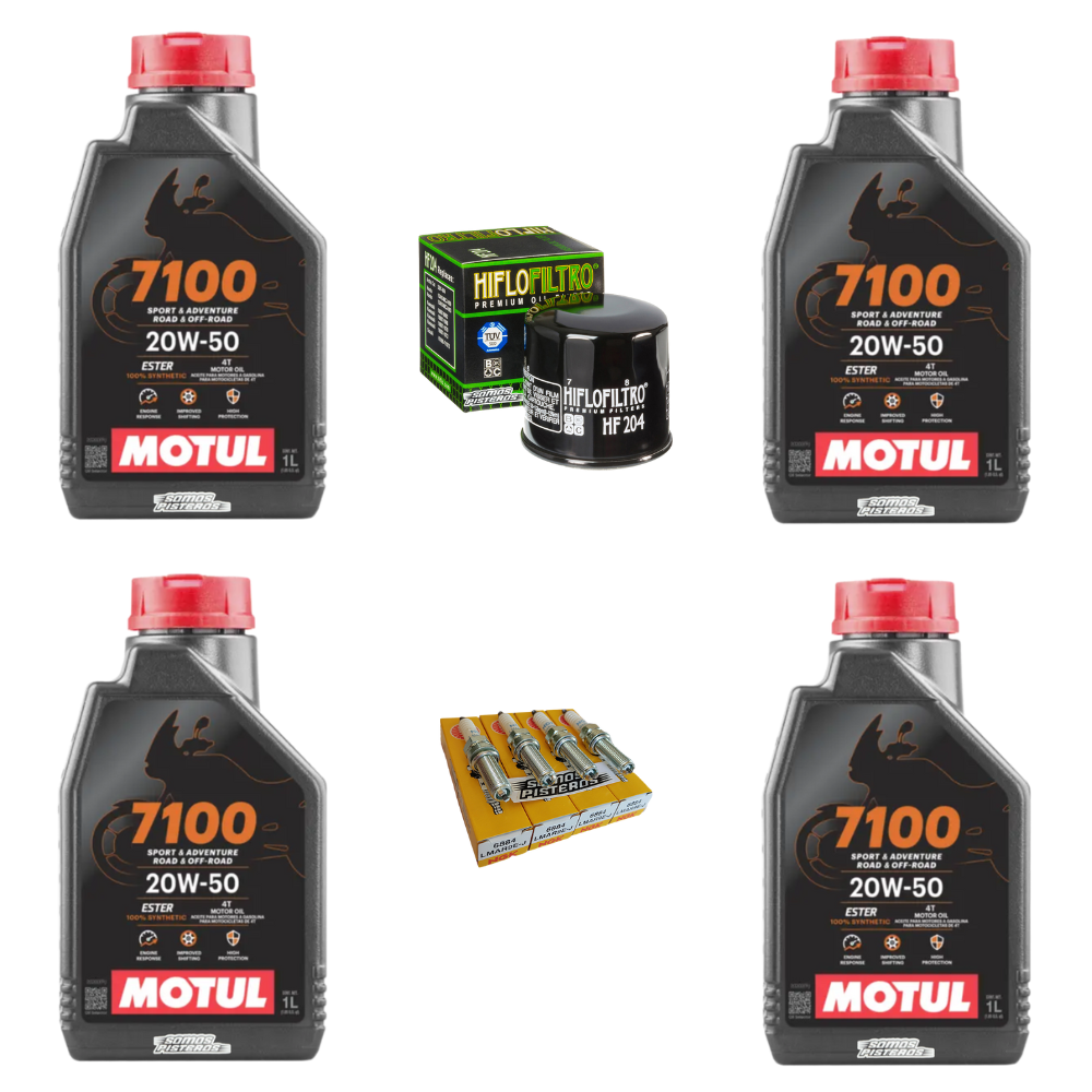 KIT DE AFINACION SERVICIO YAMAHA R1 09 21 MOTUL 7100 NGK HF