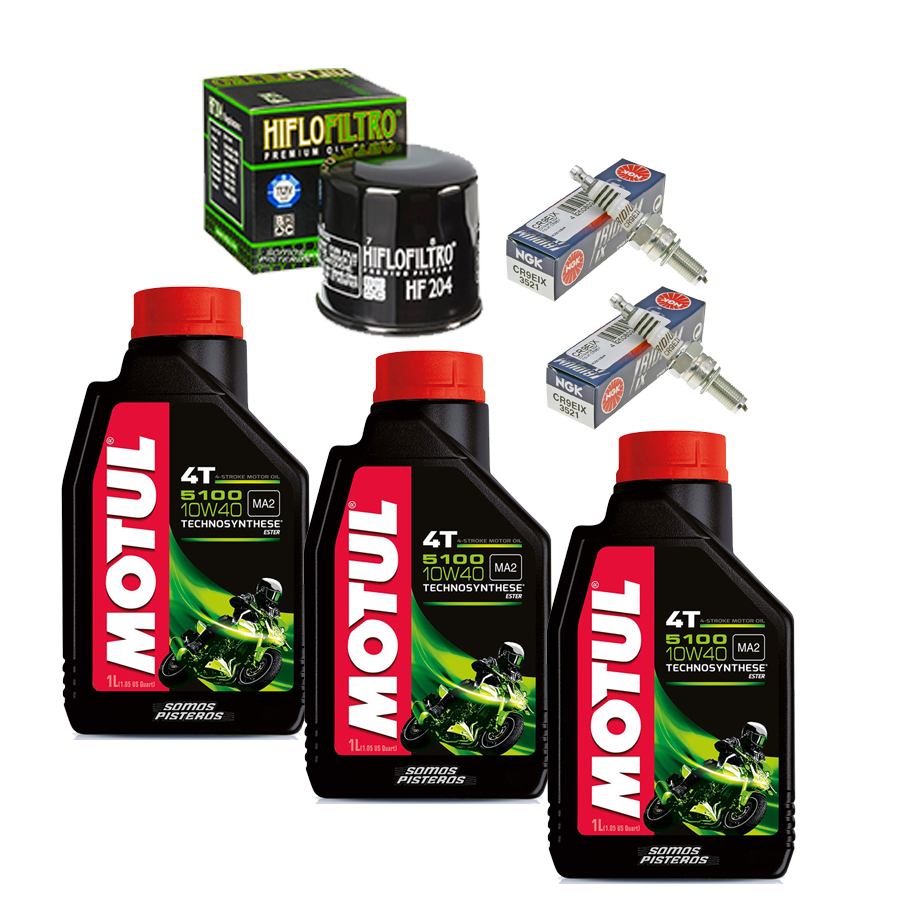Kit Afinacion R3 Mt03 3l Motul 5100 2 Ngk Iridium Hf Premium