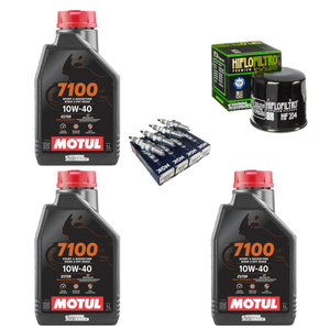 KIT AFINACION MOTUL 7100 NGK HIFLO R6R R6S GSXR CBR600 F4I