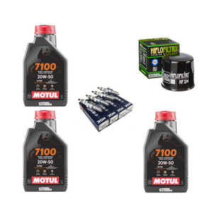 KIT AFINACION MOTUL 7100 NGK HIFLO R6R R6S GSXR CBR600 F4I