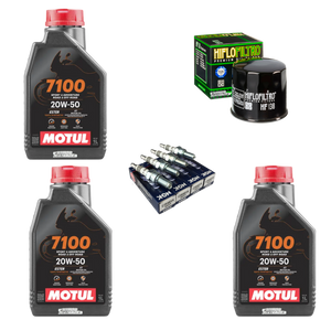 KIT AFINACION MOTUL 7100 NGK HIFLO R6R R6S GSXR CBR600 F4I