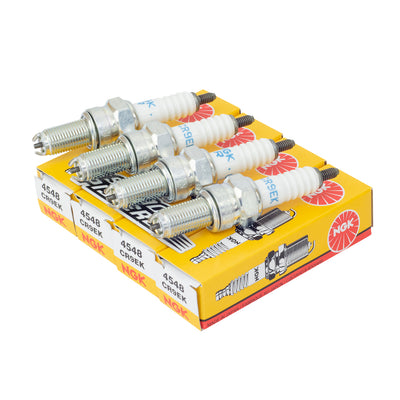 Juego 4 Bujias Ngk Doble Electrodo Cr9ek R1 Gsxr Zx6r Zx10r