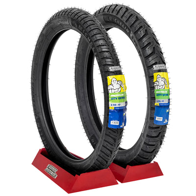 Llantas Michelin City Extra 2.50 17 y 2.75 17 AT 110 DT 110