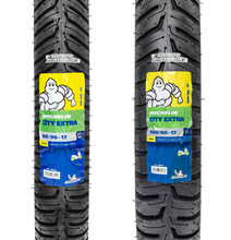 Cargar imagen en el visor de la galería, Llantas Michelin City Extra  80/90 17 y  100/90 17 125Z TL