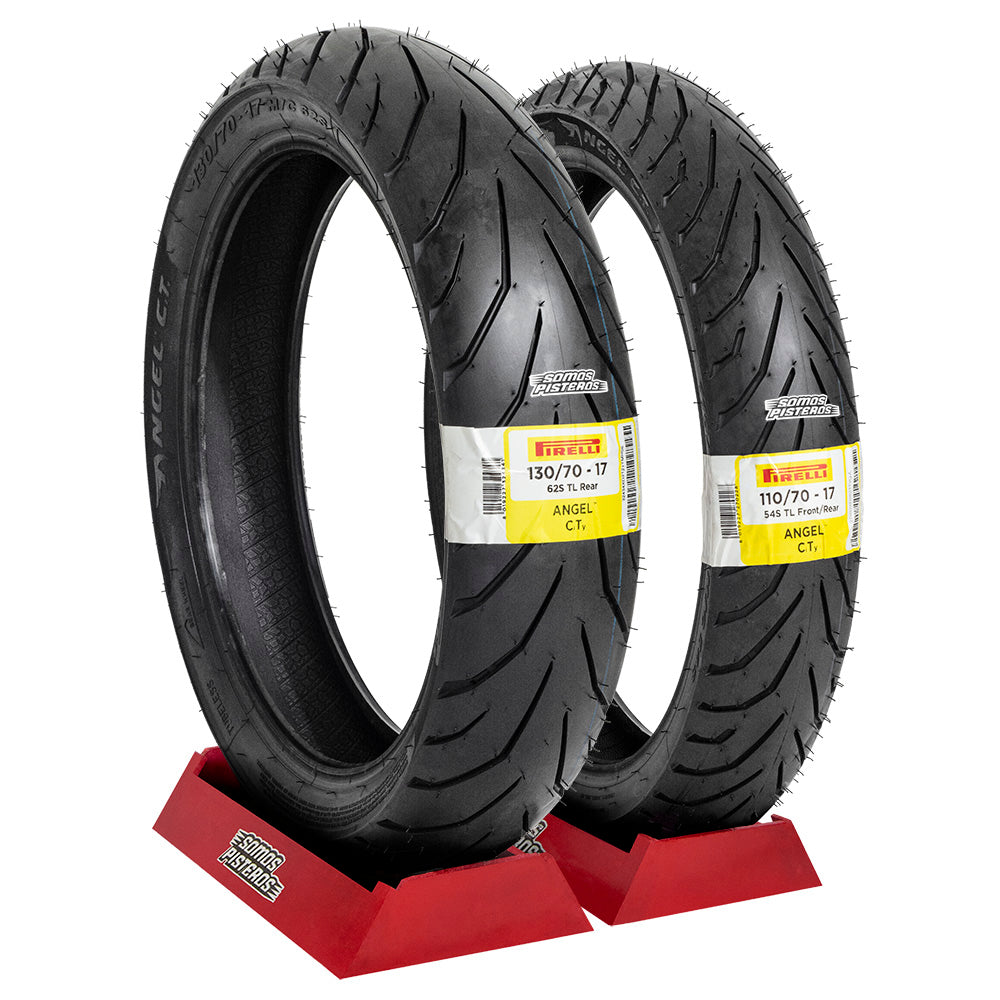 LLantas 110/70 17 y 130/70 17 Angel City Pirelli Pulsar FZllanta de construcción robusta para motocicletas deportivas de hasta 300 cc, underbones y otras motocicletas de transporte