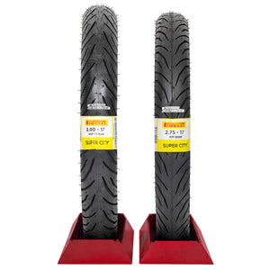 Llantas 2.75 17 47P Reinf y 3.00 17 45P Super City Pirelli