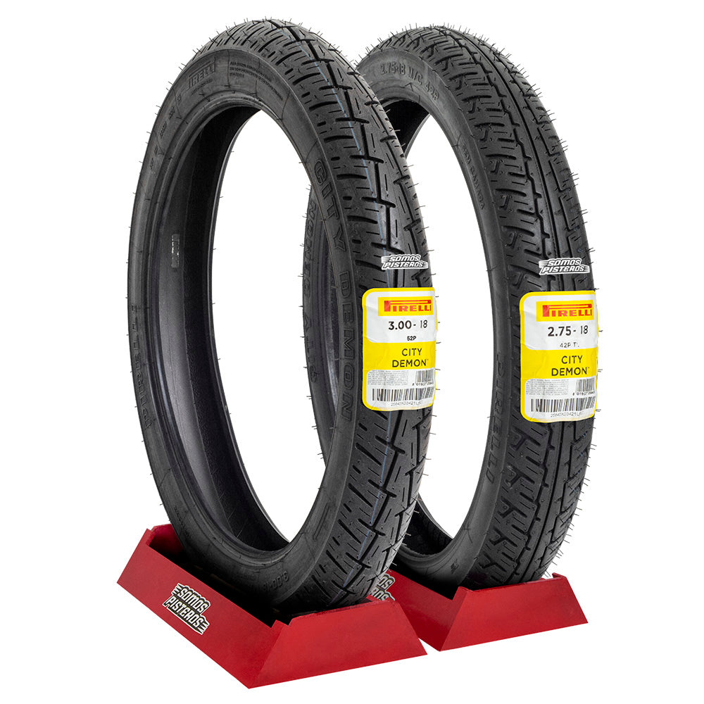 Llantas 2.75 18 y 3.00 18 City Demon Pirelli Ft150 ts Ft180