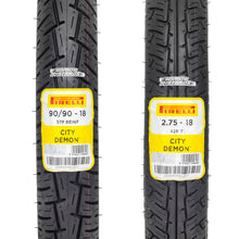 Cargar imagen en el visor de la galería, Llantas 2.75-18 y 90/90-18 City Demon Pirelli Ft 150 ts Ybr