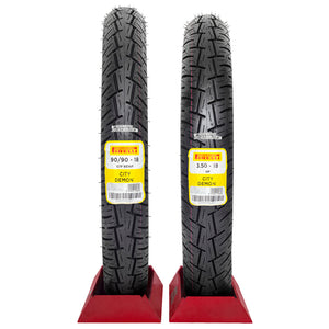 Llantas 90/90 18 57P cc y 3.50 18  62P cc City Demon Pirelli
