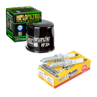 Kit Bujias Y Filtro Hf Premium Yamaha Fz 07 Y Mt 07