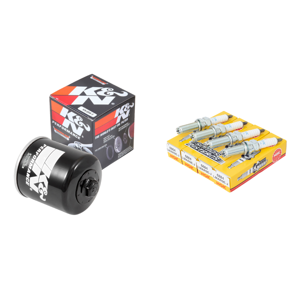 KIT YAMAHA R1 09 21 FILTRO ACEITE K&N RACING Y 4 BUJIAS NGK