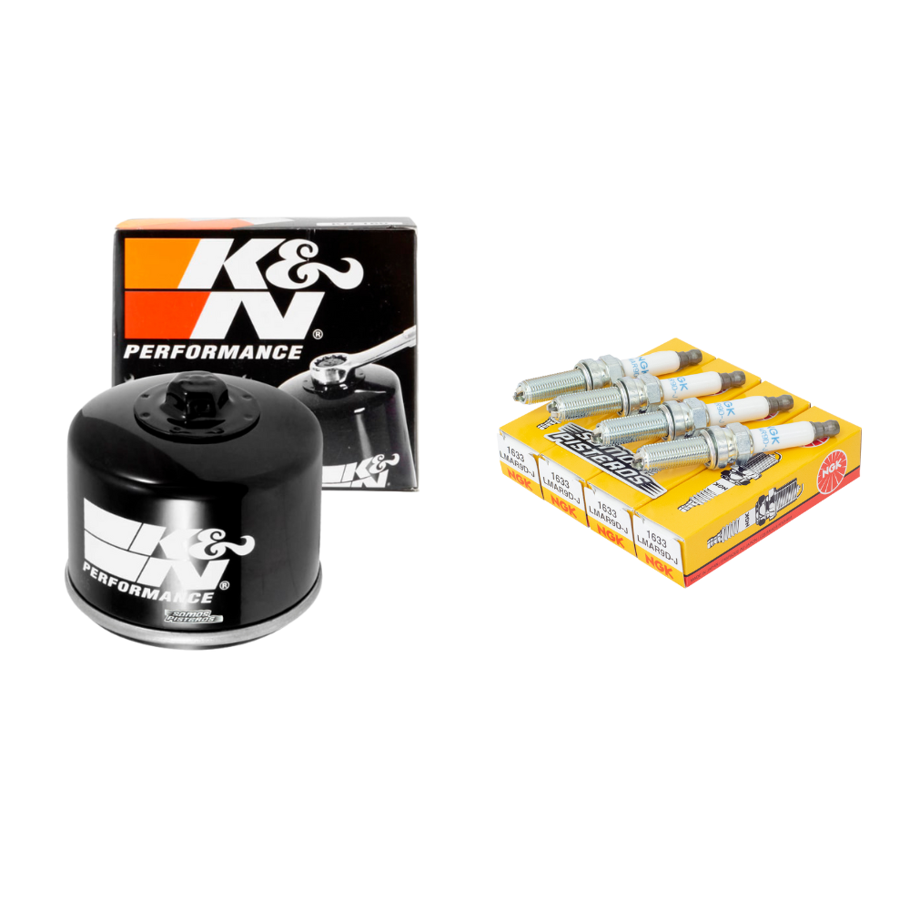 Kit Bujias y Filtro K&N Racing BMW S1000RR S1000R S1000XR