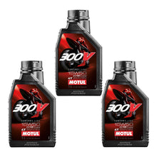 Cargar imagen en el visor de la galería, 3L Aceite Motul 300v Race 15w50 R6R GSXR 600RR F4I R3 MT 03