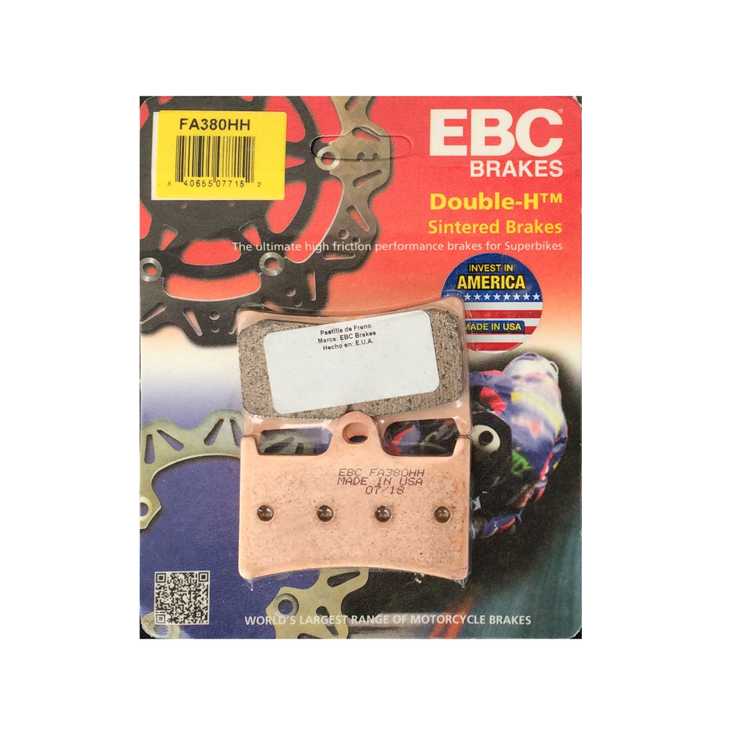BALATAS MOTO SINTERIZADAS  FA380HH EBC DELANTERAS