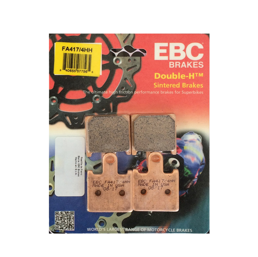 BALATAS MOTO SINTERIZADAS FA417/4HH EBC DELANTERAS