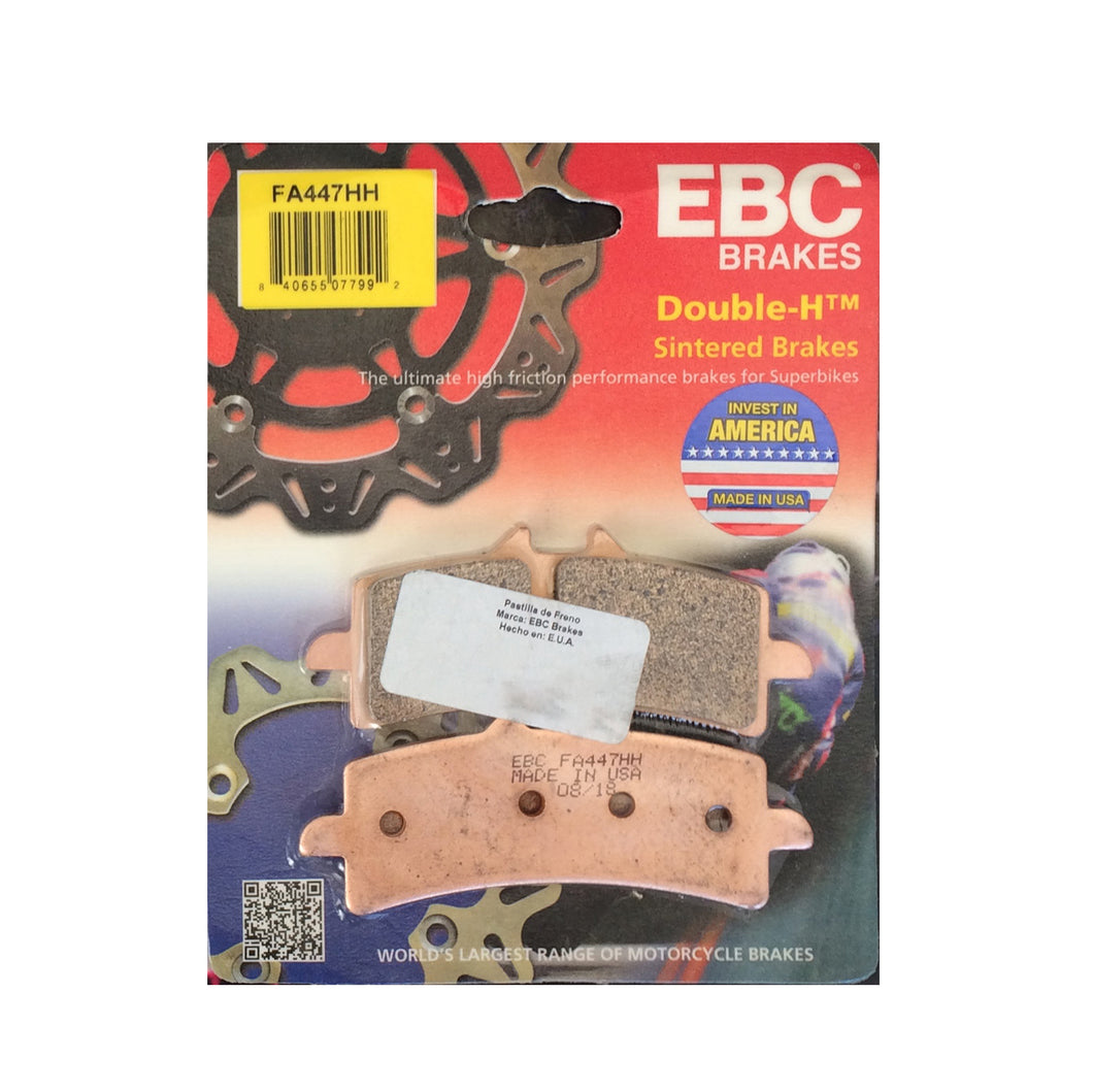 BALATAS MOTO SINTERIZADAS FA447HH EBC DELANTERAS
