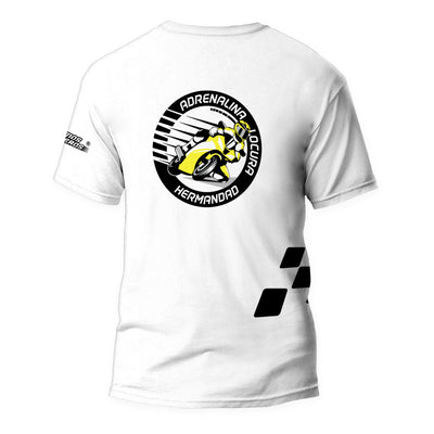 Playera Oficial SP01 Blanco-Amarillo