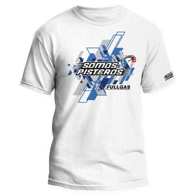 Playera Somos Pisteros FULLGAS V1 AZUL R6r R1 Gsxr 1000r R3